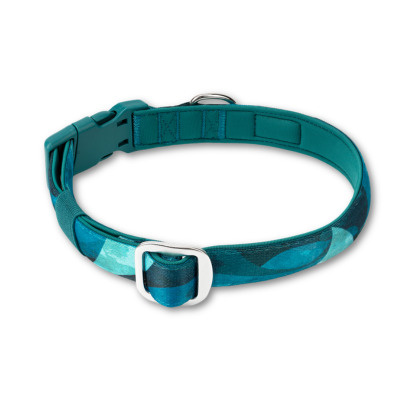 Twiggy Tags Dog Comfort Collar - Lagoon 