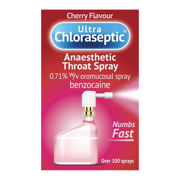 Ultra Chloraseptic Anaesthetic Throat Spray Cherry