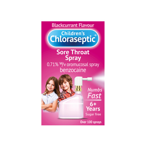 Ultra Chloraseptic Sore Throat Spray Kids Blackcurrant