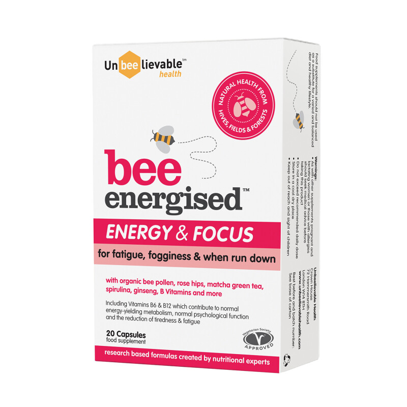 Unbeelievable Health Bee Energised, Energy & Focus