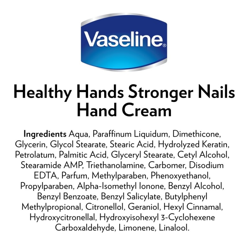 Vaseline Intensive Care Healthy Hands Stronger Nails Hand Cream