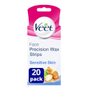  Veet Easy Grip Ready to Use Face Wax Strips for Sensitive Skin 