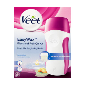 Veet Easy Wax Roll On Kit Sensitive
