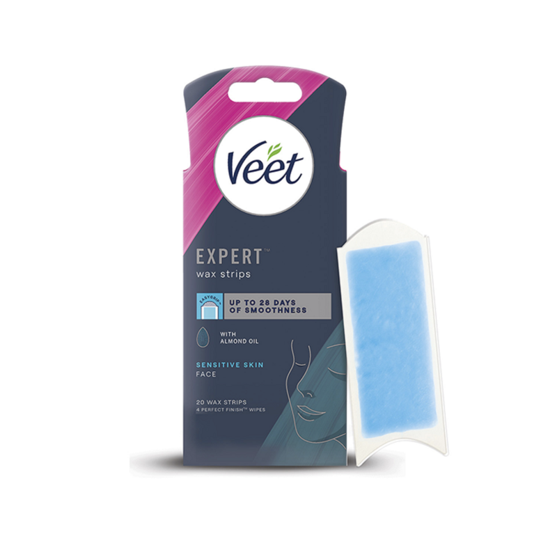 Veet Expert Cold Wax Strips Face Sensitive