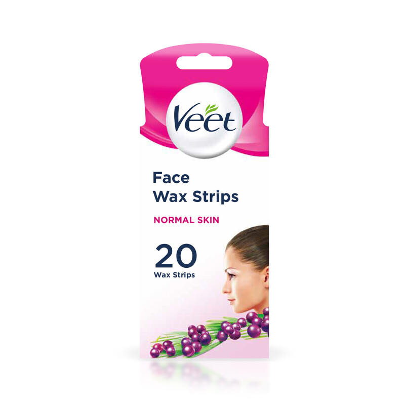 Buy Veet Ready to Use Facial Wax Strips for Normal Skin