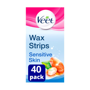 Veet Wax Strips Legs Sensitive Skin