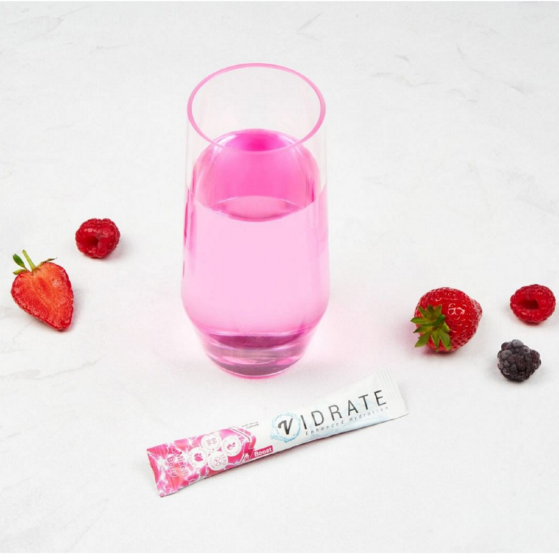 ViDrate Zero Sugar Hydration BOOST Mixed Berry with Caffiene