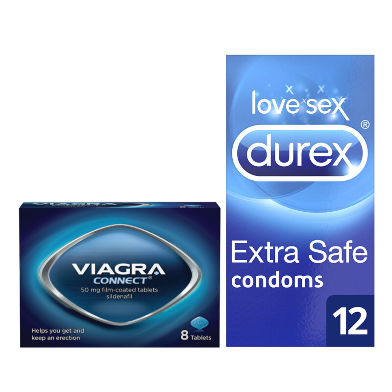 Viagra and Durex Extra Safe Bundle