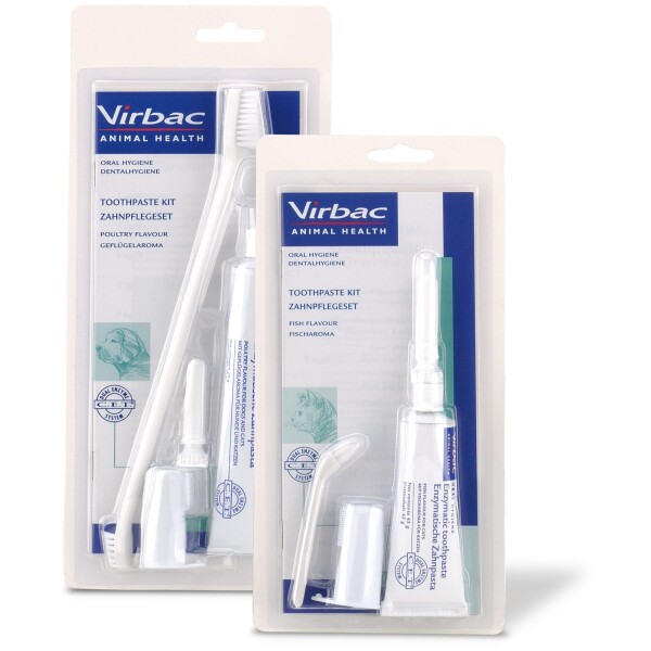 Virbac Dental Toothpaste Kit Dog - Poultry Flavour