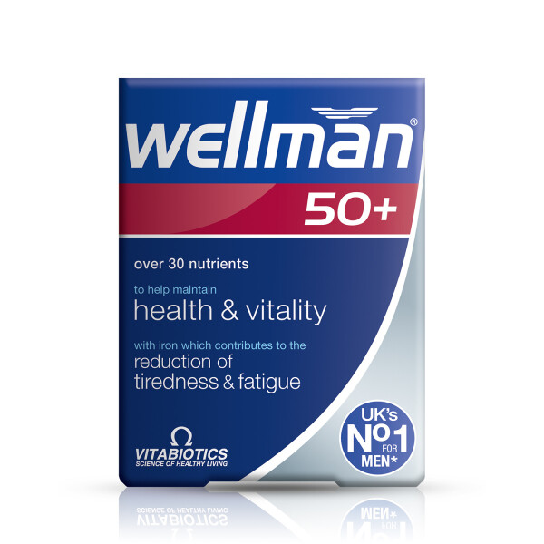 Vitabiotics Wellman 50+ Tablets