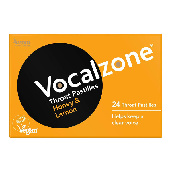 Vocalzone Honey & Lemon Throat Pastilles