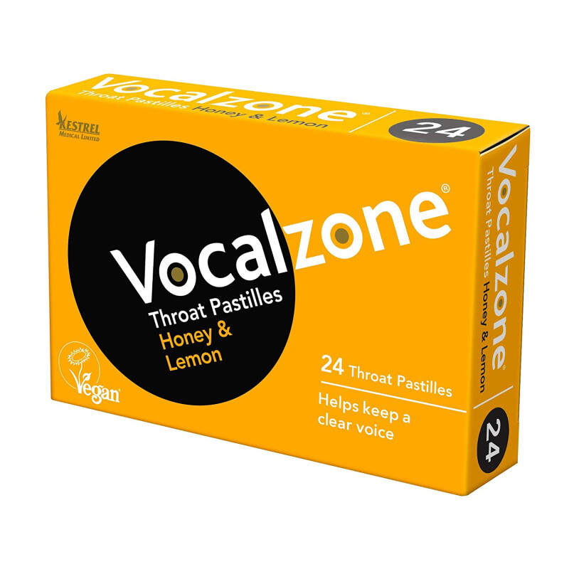 Vocalzone Honey & Lemon Throat Pastilles