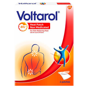 Voltarol Heat Patch Non Medicated Pain Relief Heat Patches x 2