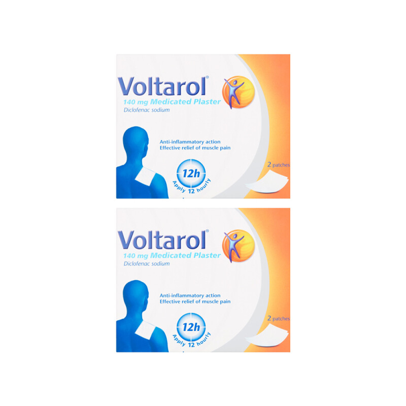 Voltarol Medicated Pain Relief Plasters (140mg)