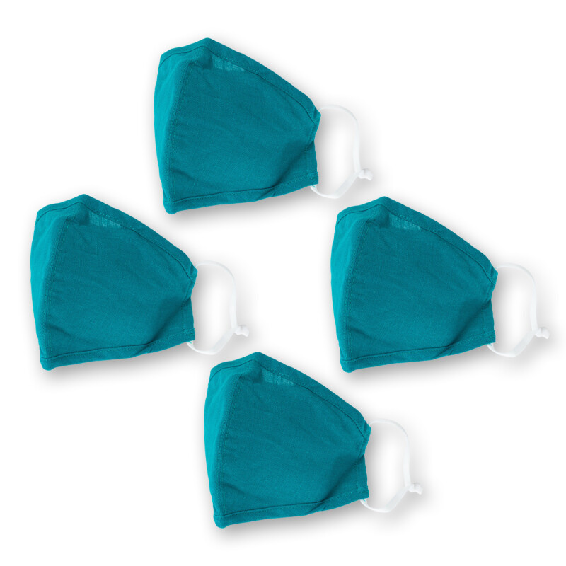Washable Teal Face Covering