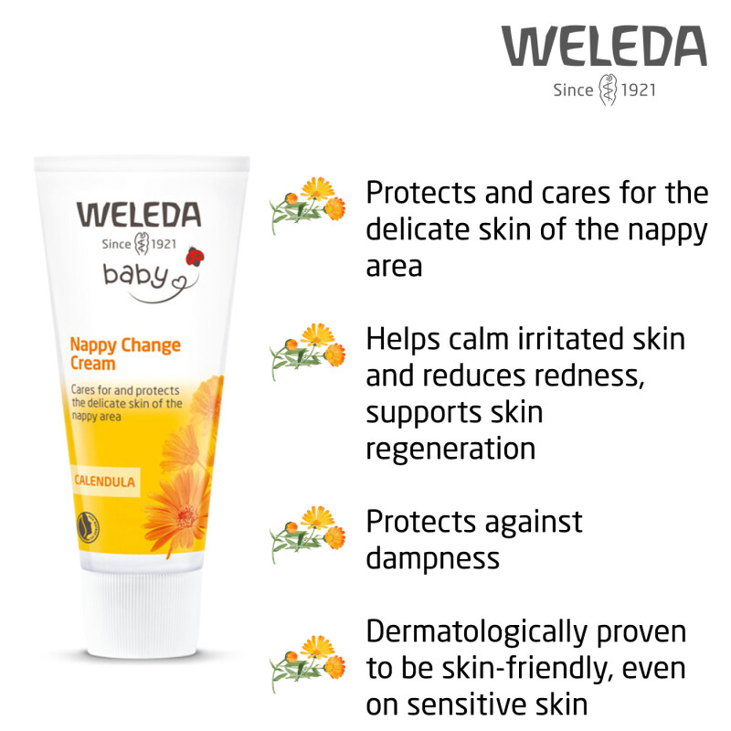Baby Calendula Diaper Cream, Weleda