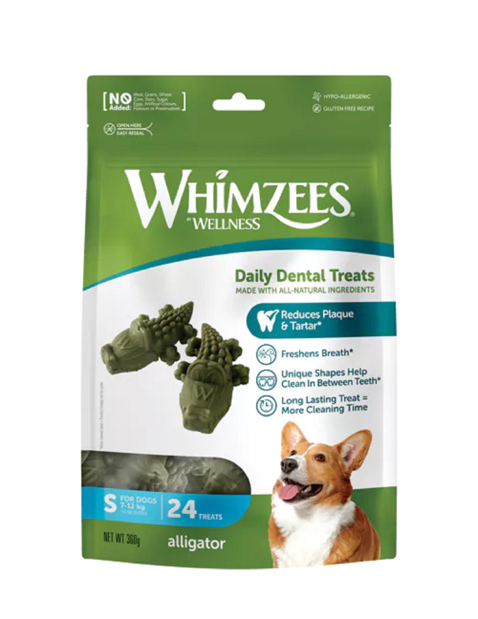 Whimzees Alligator Small 24pk Dog Chews