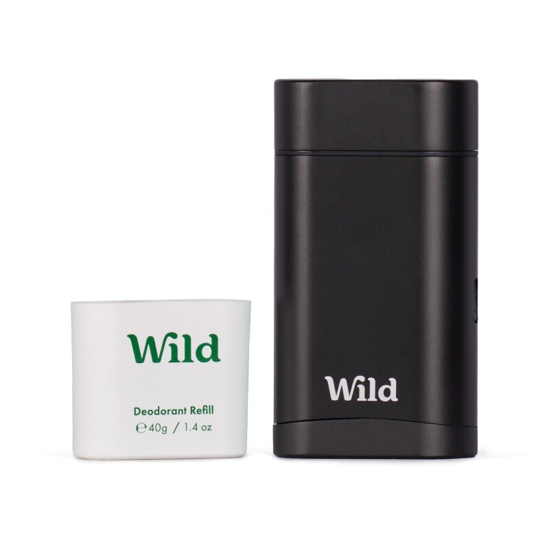Wild Fresh Cotton & Sea Salt Deodorant with Black Case Starter Pack