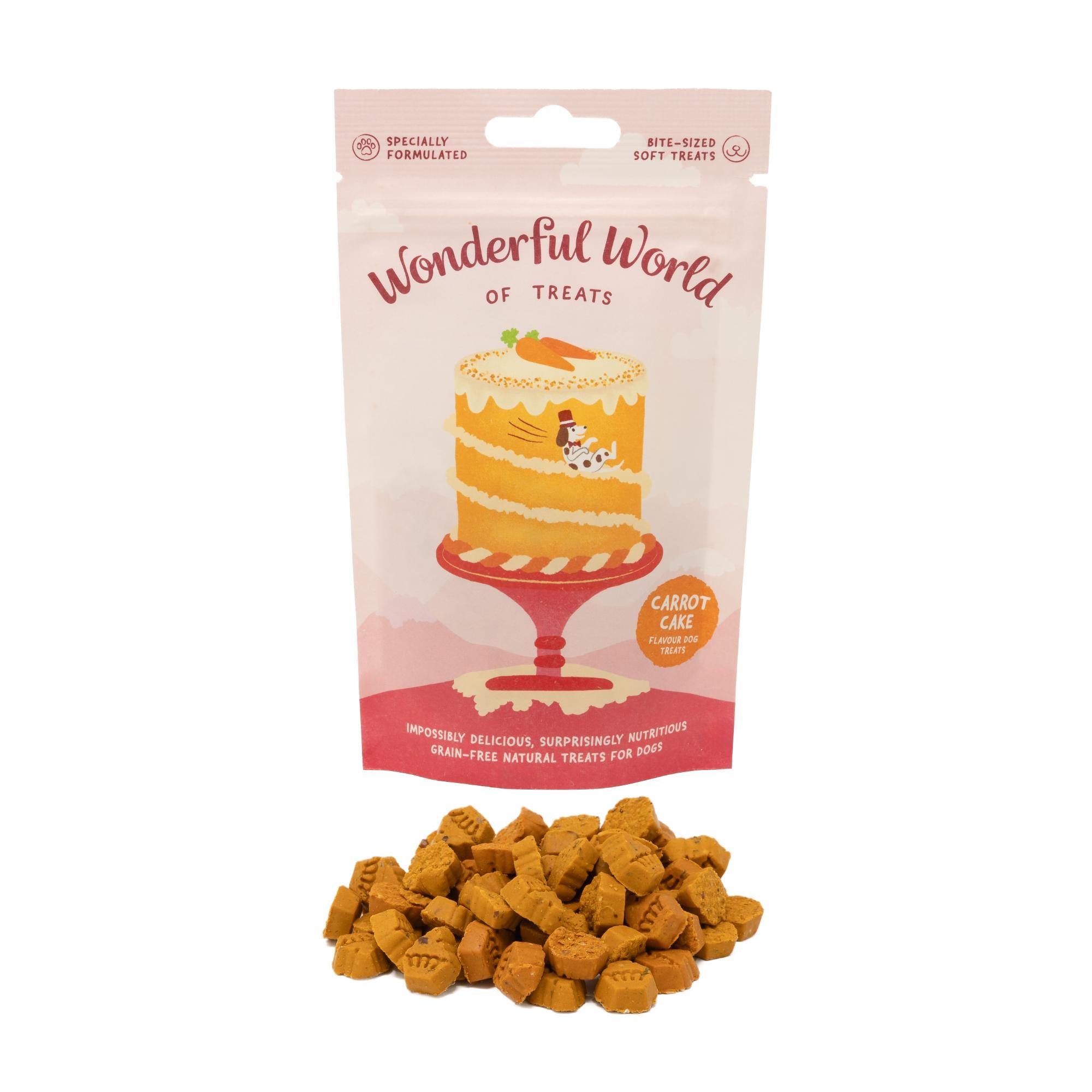 Wonderful World of Treats Carrot Cake Dog Treats 50g