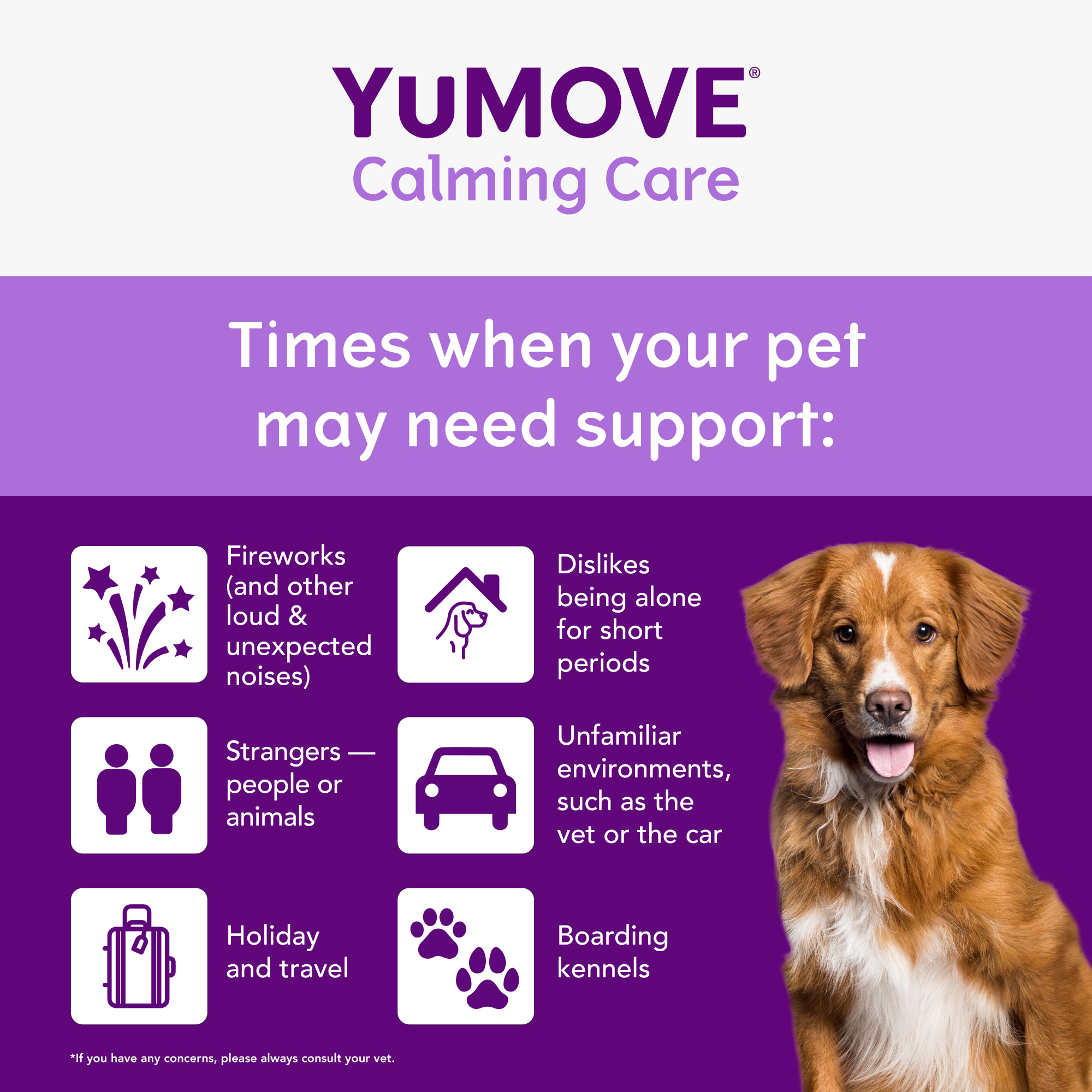 YuMOVE Calming Care Tablets for Dogs 