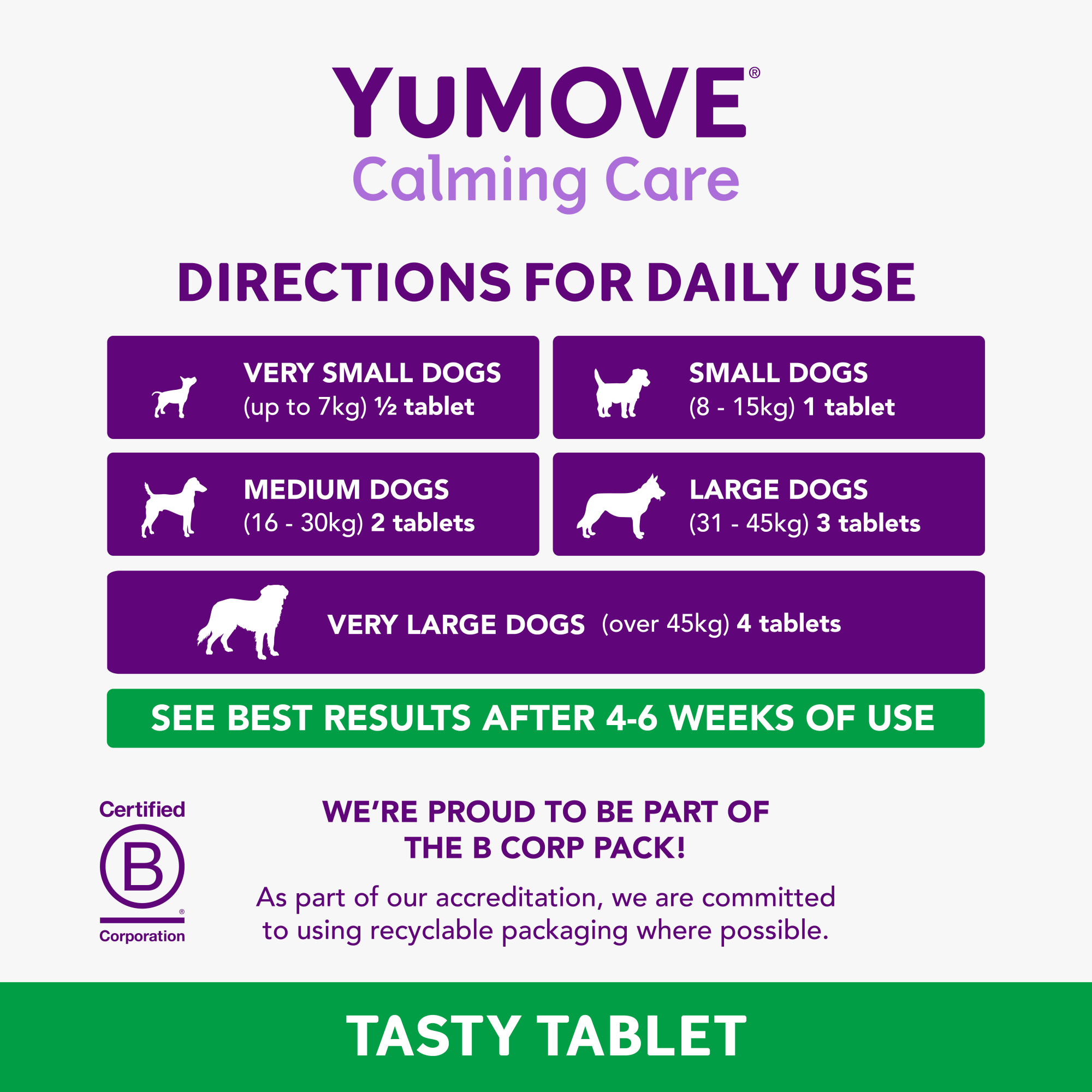 YuMOVE Calming Care Tablets for Dogs 