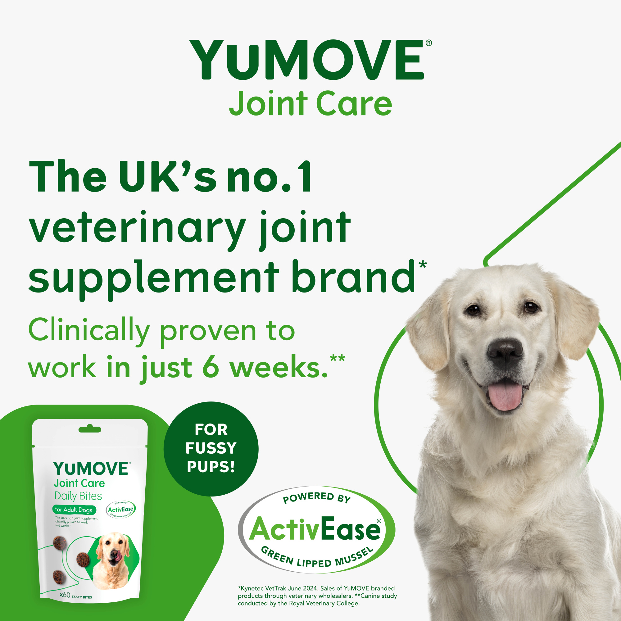 YuMOVE Joint Care Daily Bites Adult Dog 60 bites