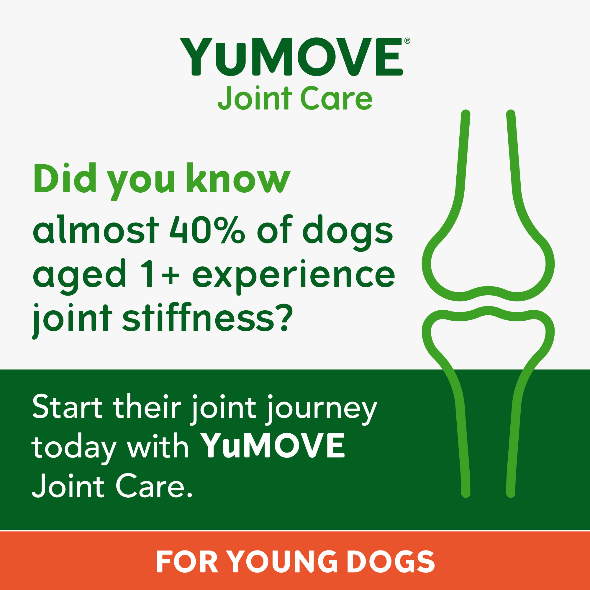 YuMOVE Joint Care Daily Bites Young Dog 60 bites