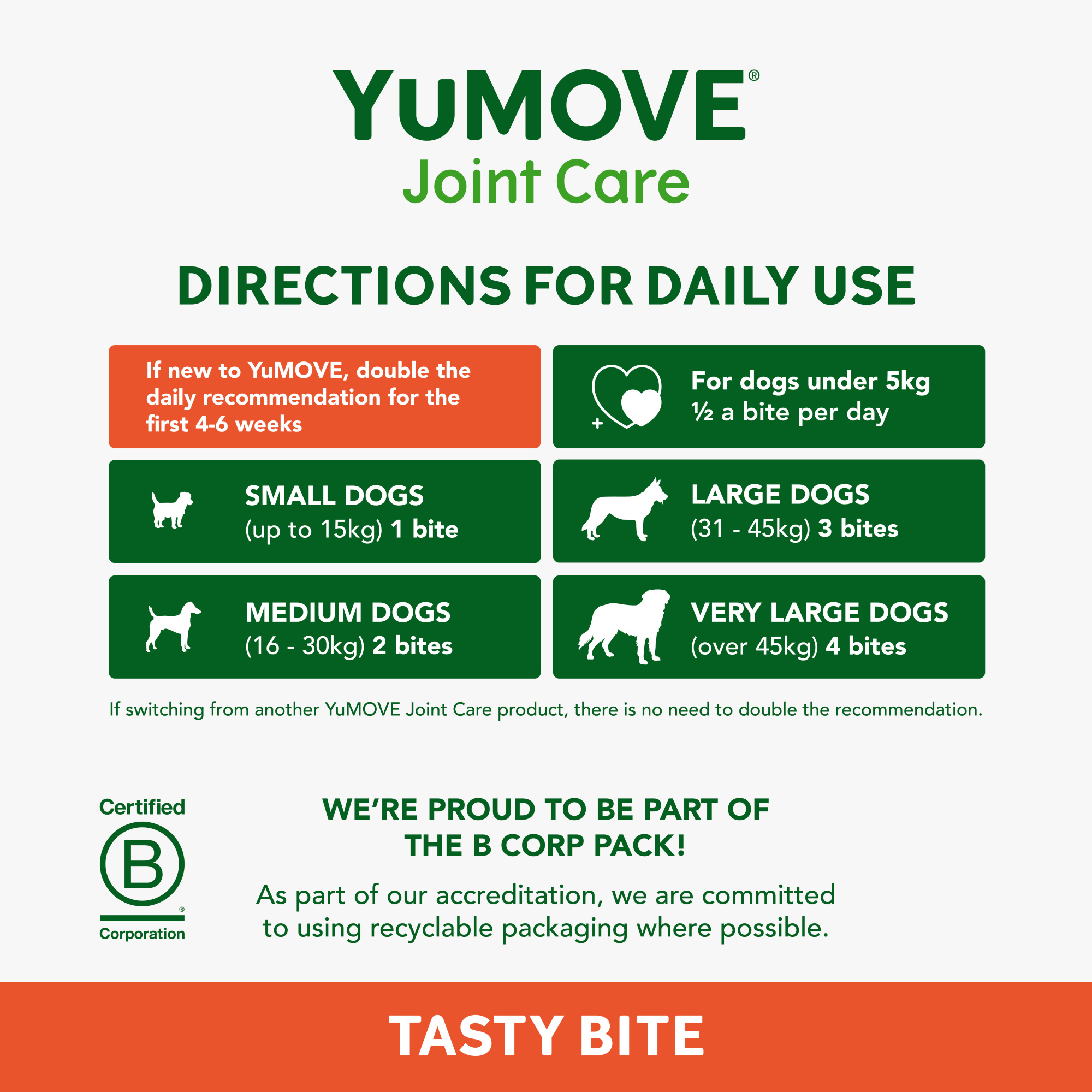 YuMOVE Joint Care Daily Bites Young Dog 60 bites