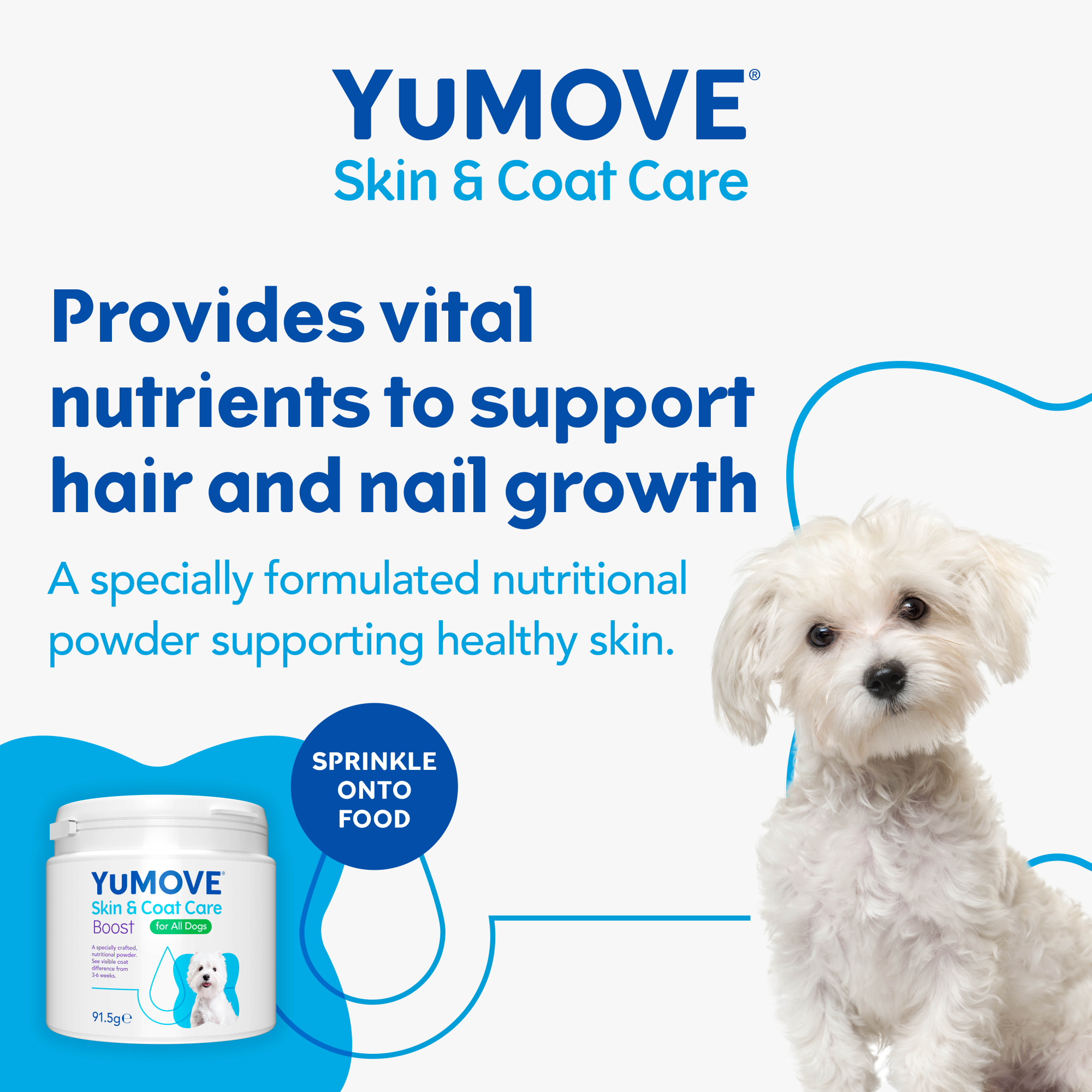 YuMOVE Skin and Coat Care Boost Dog 180 scoops