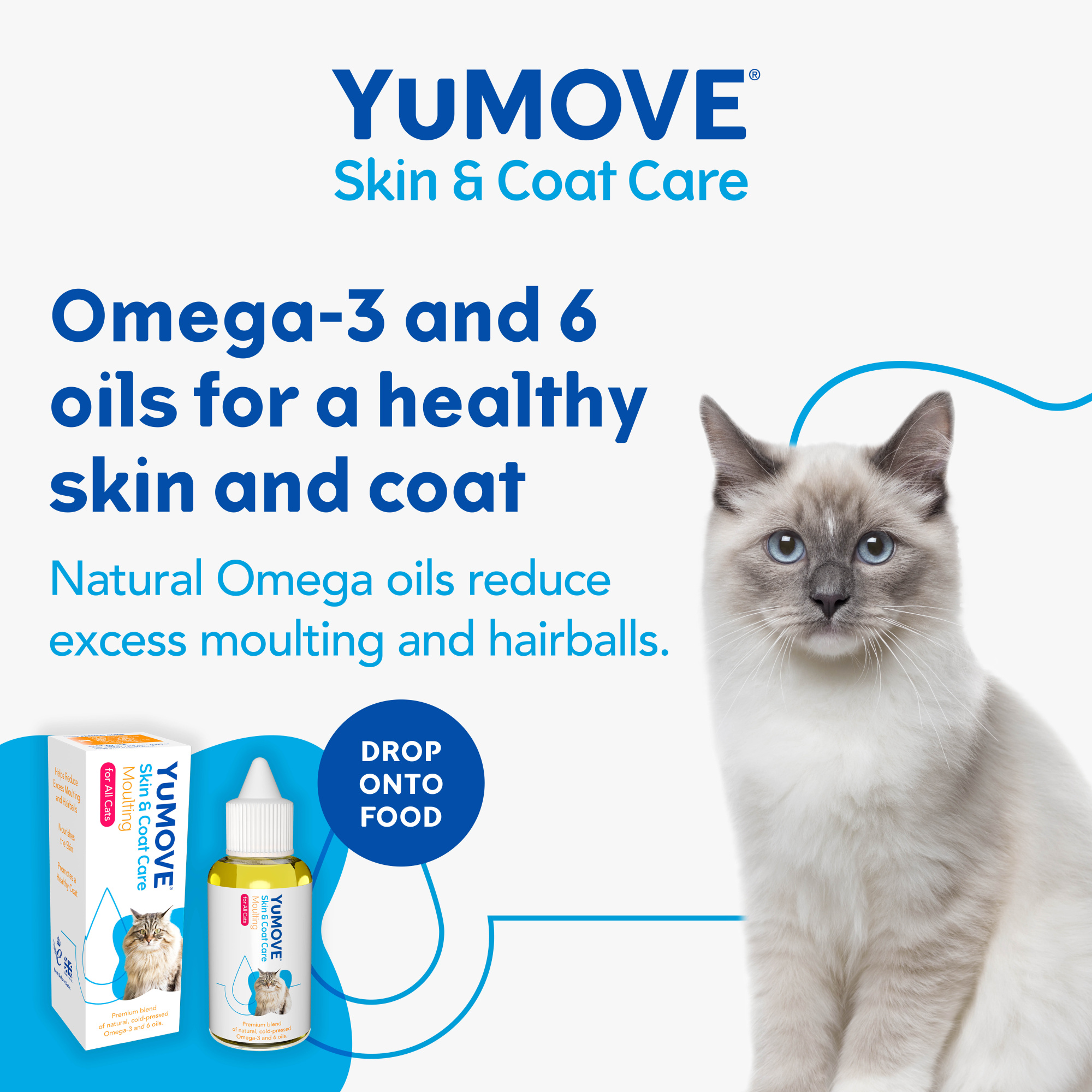 YuMOVE Skin and Coat Care Moulting Cat 50ML