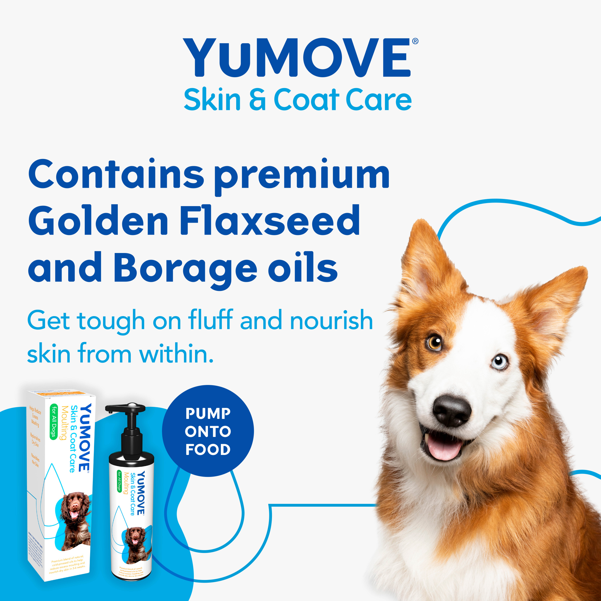 YuMOVE Skin and Coat Care Moulting Dog 500ML