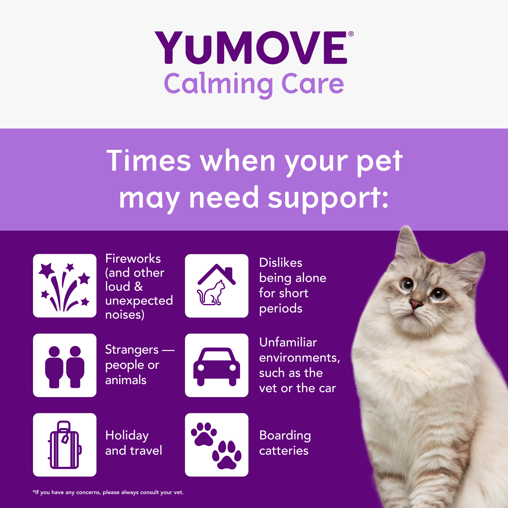 YuMove Calming Care for Cats 