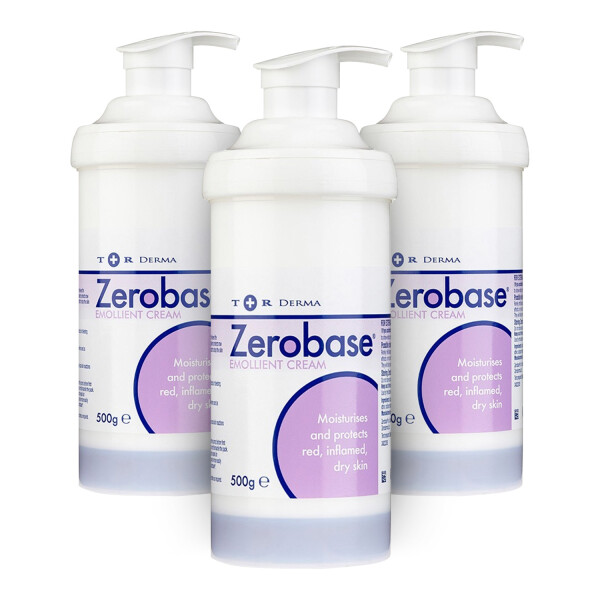 Zerobase Emollient Cream - 3 Pack