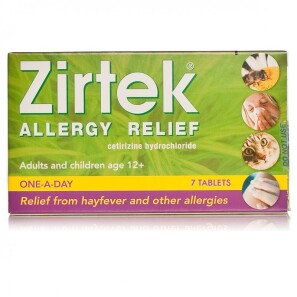 Zirtek Allergy Relief Tablets