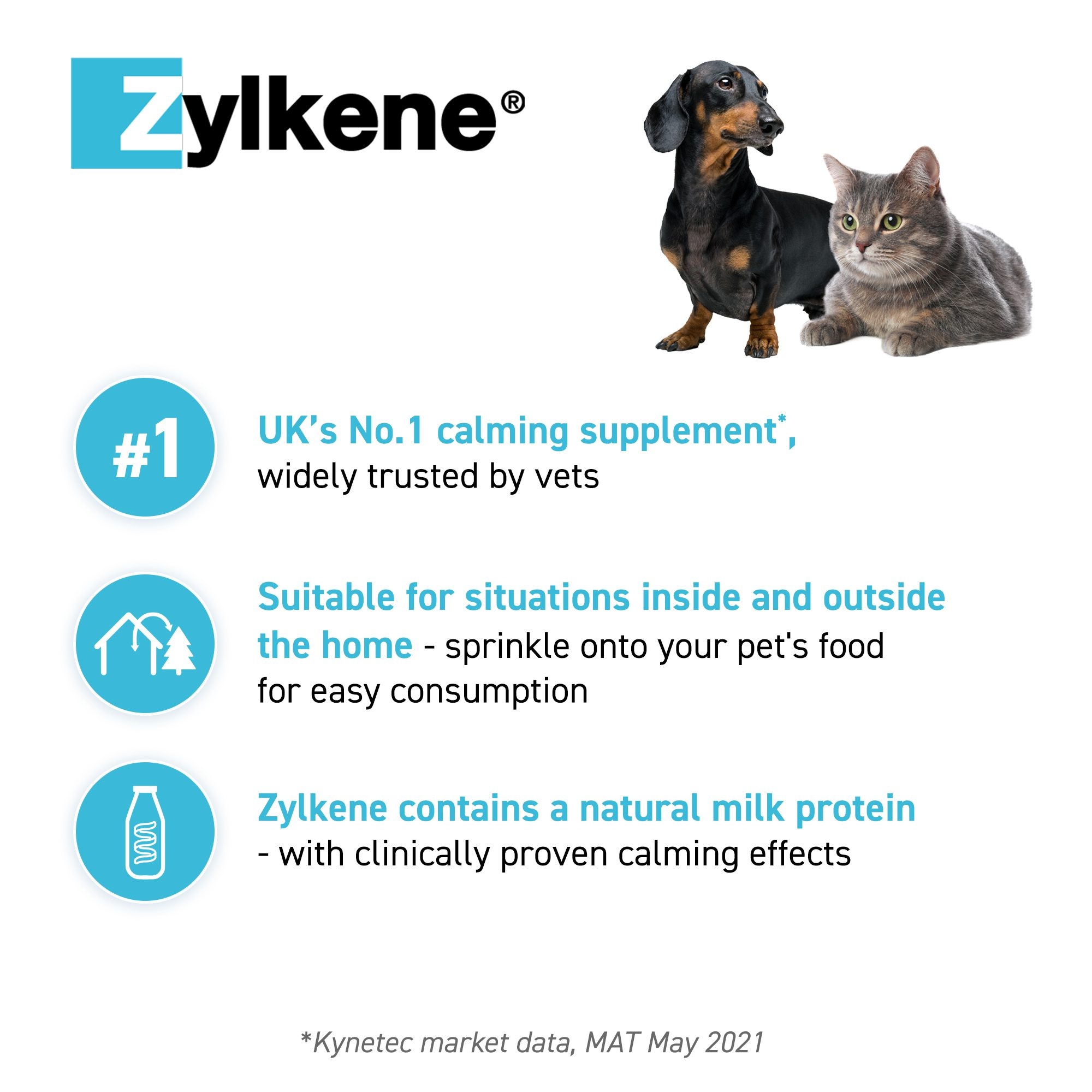 Zylkene Calming Capsules for Cats and Dogs 