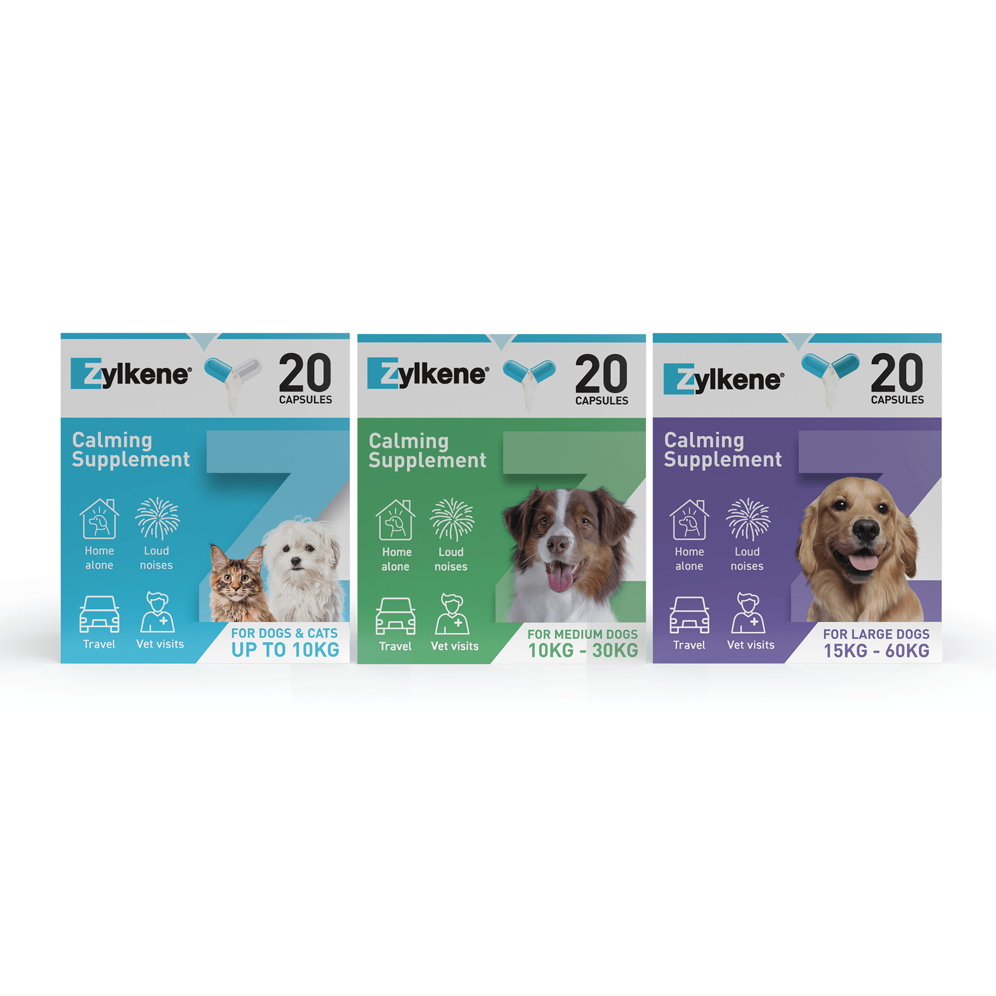Zylkene Calming Capsules for Cats and Dogs 