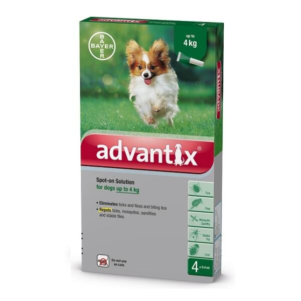 Advantix 40 For Dogs Up To 4kg