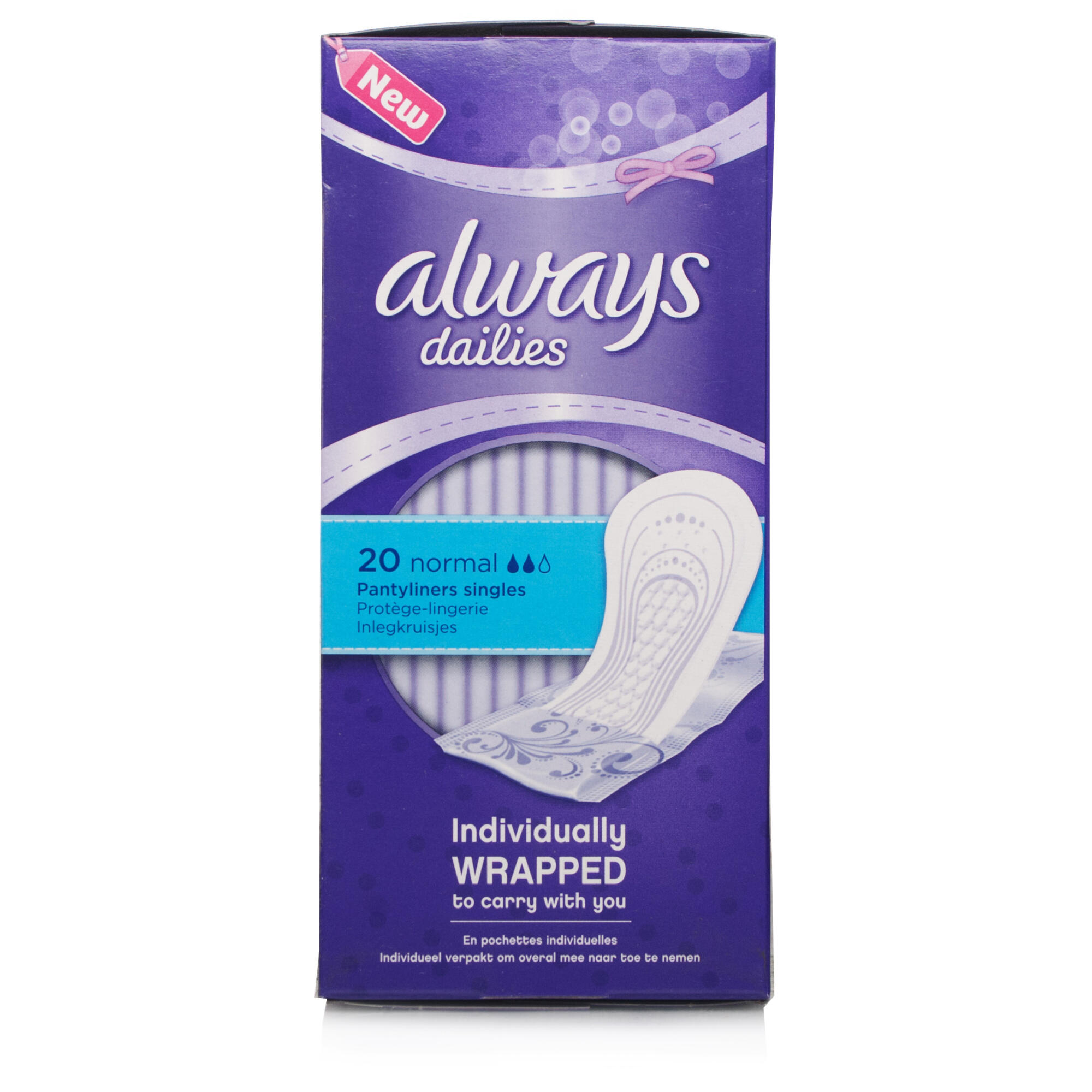 Always Dailies Normal Pantyliners Individually Wrapped Review