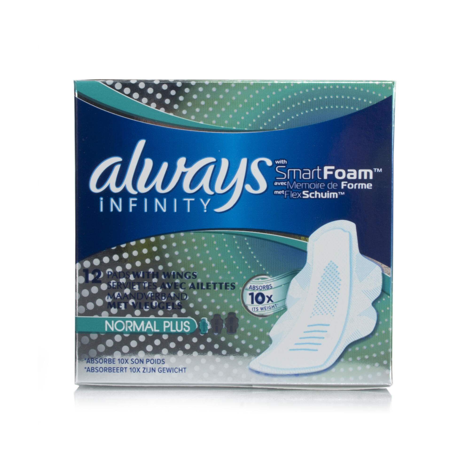 Always Infinity Normal Plus Pads With Wings Review