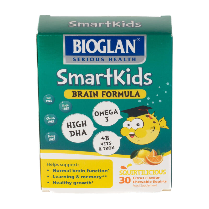 Bioglan SmartKids Brain Formula 30 Chewable Tablets