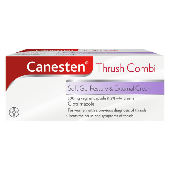 Image of Canesten Thrush Soft Gel Pessary & Cream Combi