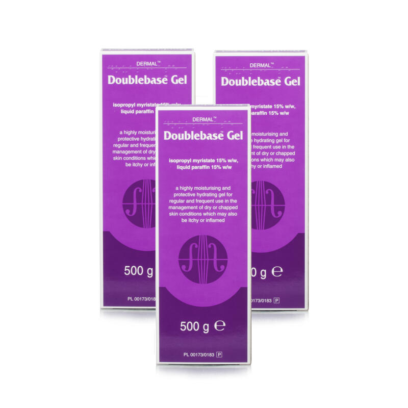 Doublebase Hydrating Gel Pump 500g - Triple Pack