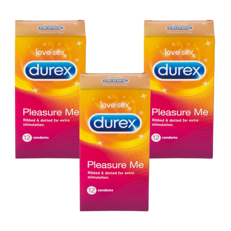 Durex Pleasure Me Triple Pack - 36 Condoms