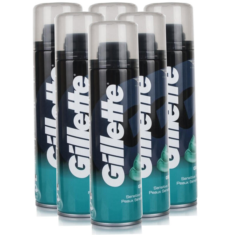 Gillette Sensitive Skin Shave Gel 6 Pack Review