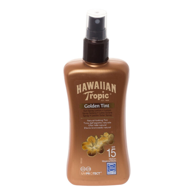 Hawaiian Tropic Golden Tint Sun Spray SPF15 200ml