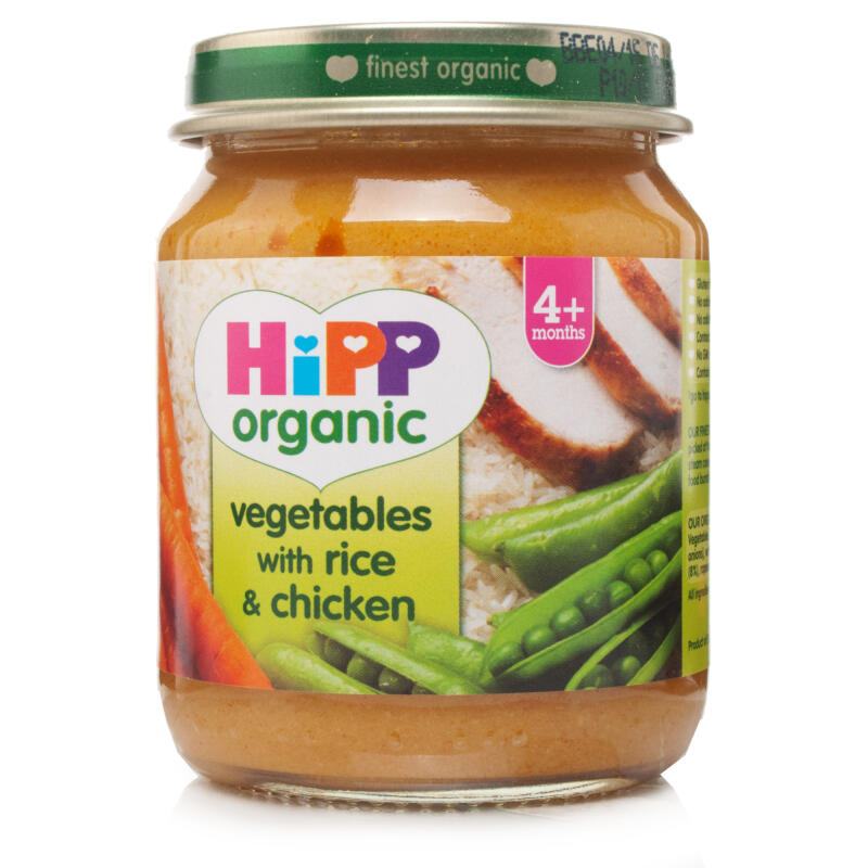 HiPP Stage 1 Organic Vegetables, Rice & Chicken
