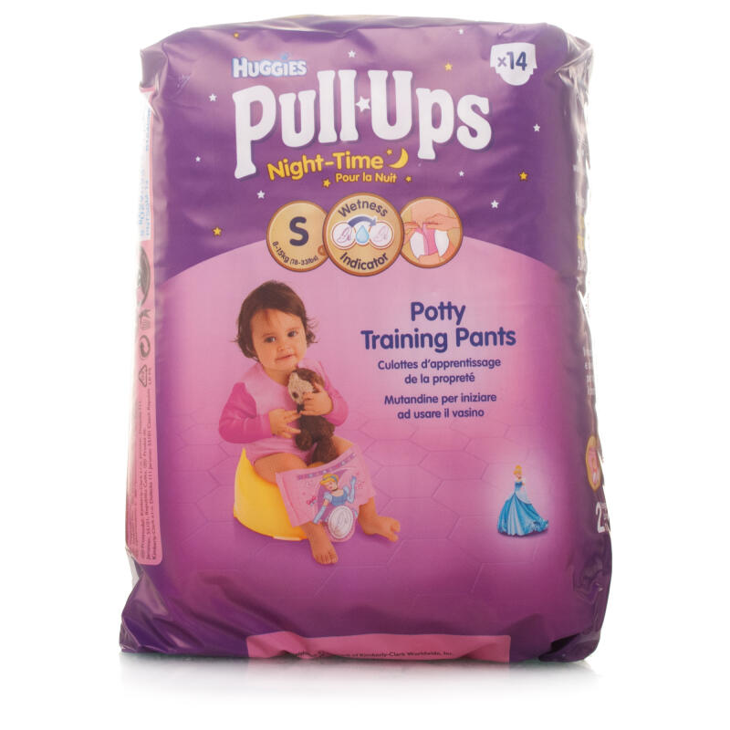 Huggies Pull Ups Night Time Potty Training Pants Girls Size Small ...