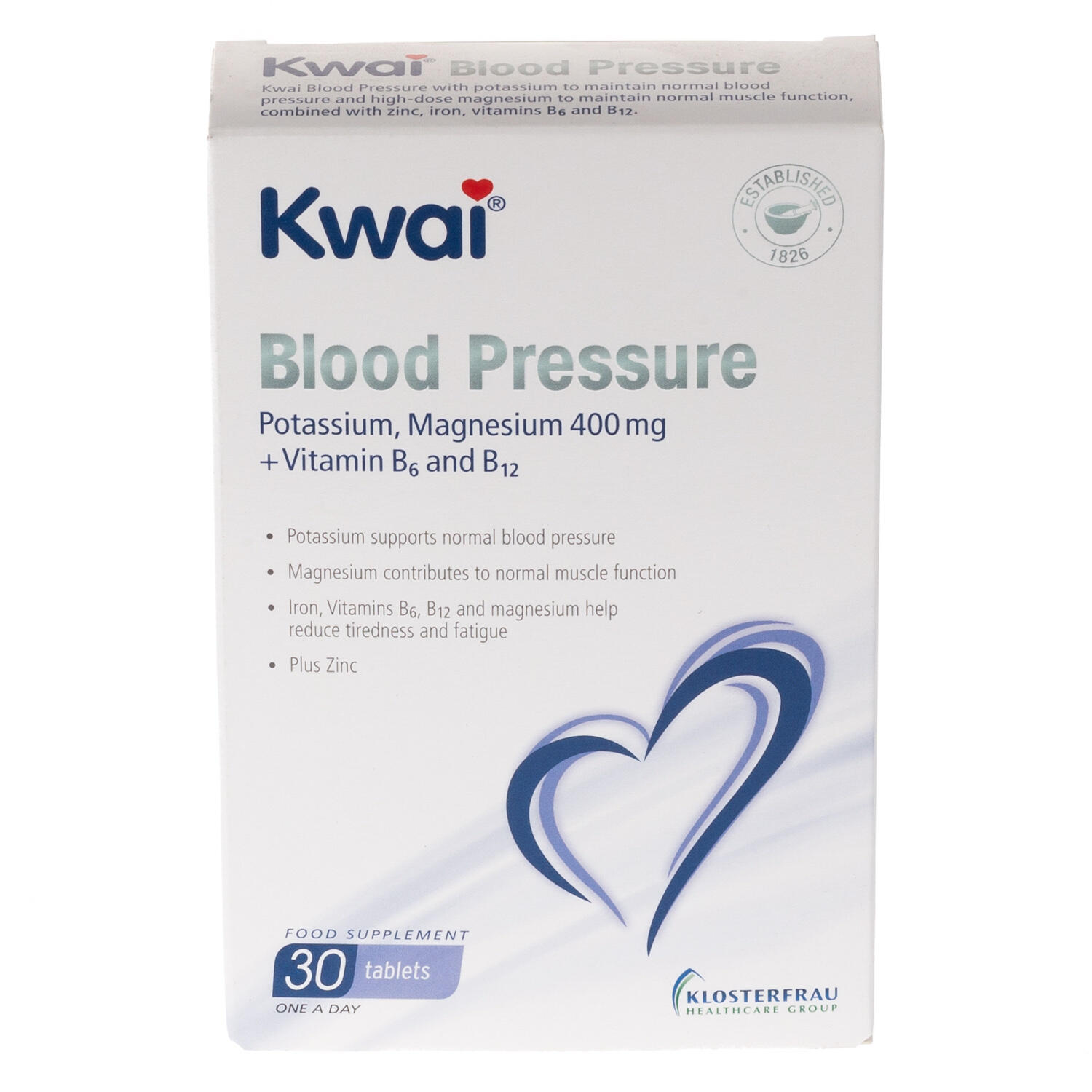 Kwai Blood Pressure Potassium Magnesium 400mg 30 Tablets Reviews