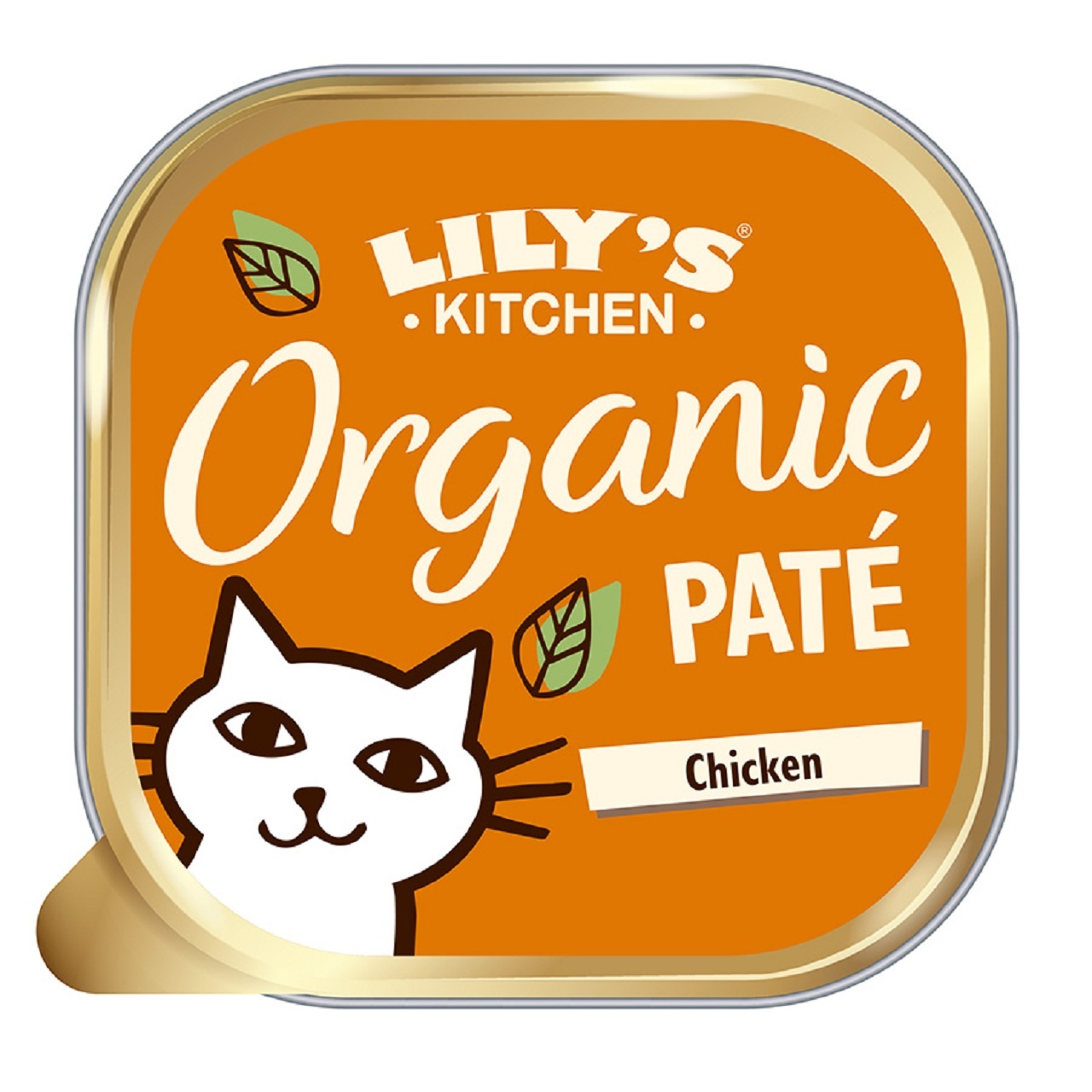 Lily's Kitchen Organic Adult Cat Food, Pat Trays Multipack 8x85g