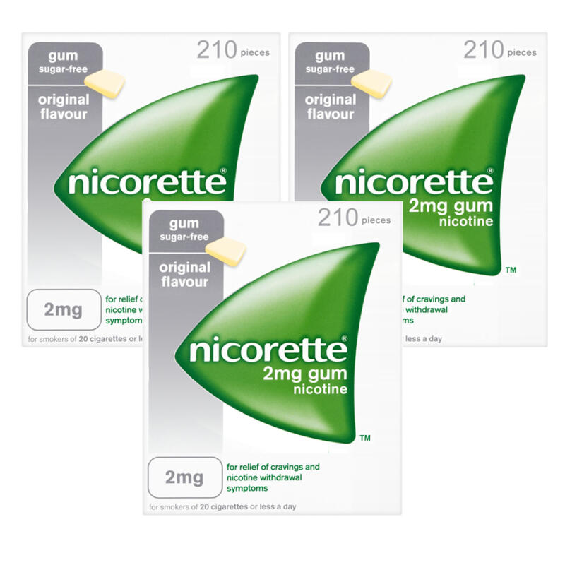 Nicorette 2mg Original Gum - 630 Pieces